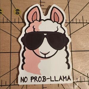 💜13/$13 +Bundle Sticker Sale | Llama Animal Waterproof Sticker